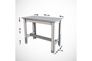 Pöytä Jipping 120 cm - Tammi - Huonekalut - Pöytä & ruokailuryhmä - Baaripöytä