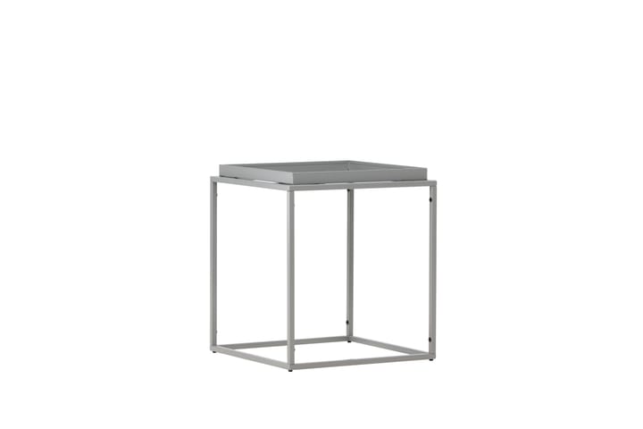 Porto Sivupöytä 45x45 cm Tummanharmaa - Venture Home - Tarjotinpöytä & pikkupöytä - Lamppupöytä
