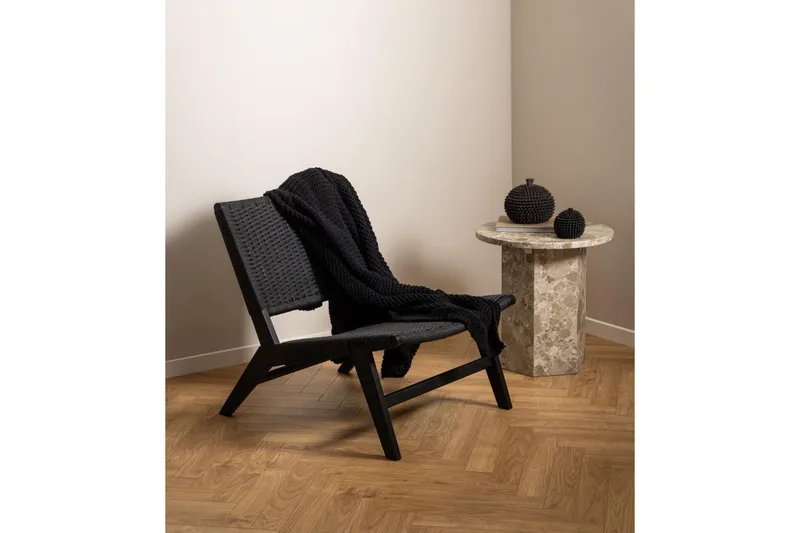 Prisa Pyöreä Sivupöytä Marmorikivestä 50 cm - Beige - Huonekalut - Pöytä & ruokailuryhmä - Apupöytä & sivupöytä - Tarjotinpöytä & pikkupöytä