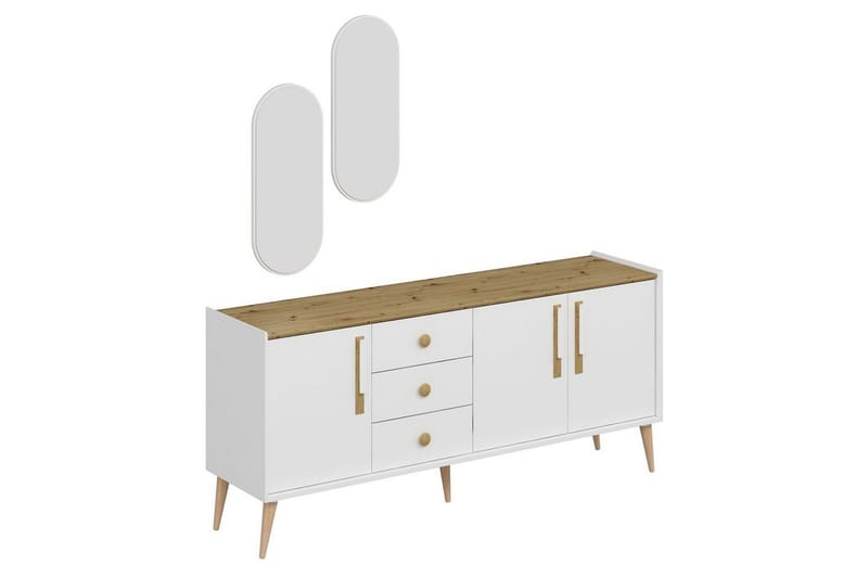 Ralor Konsolipöytä 180 cm - Valkoinen - Huonekalut - Pöytä & ruokailuryhmä - Apupöytä & sivupöytä - Konsolipöytä