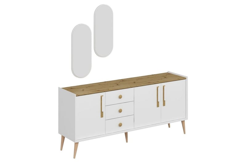 Ralor Konsolipöytä 180 cm - Valkoinen - Huonekalut - Pöytä & ruokailuryhmä - Apupöytä & sivupöytä - Konsolipöytä