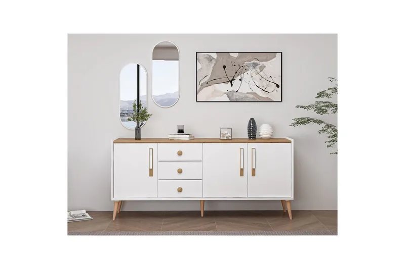 Ralor Konsolipöytä 180 cm - Valkoinen - Huonekalut - Pöytä & ruokailuryhmä - Apupöytä & sivupöytä - Konsolipöytä