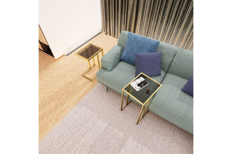 Ransdorp Pöytäsarja 42 cm - Keltainend - Huonekalut - Pöytä & ruokailuryhmä - Apupöytä & sivupöytä - Sarjapöytä