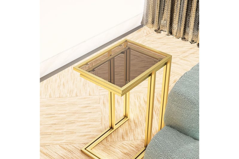 Ransdorp Pöytäsarja 42 cm - Keltainend - Huonekalut - Pöytä & ruokailuryhmä - Apupöytä & sivupöytä - Sarjapöytä