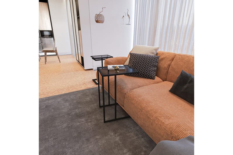 Ransdorp Pöytäsarja 42 cm - Musta - Huonekalut - Pöytä & ruokailuryhmä - Apupöytä & sivupöytä - Sarjapöytä