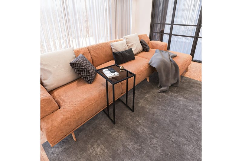 Ransdorp Pöytäsarja 42 cm - Musta - Huonekalut - Pöytä & ruokailuryhmä - Apupöytä & sivupöytä - Sarjapöytä