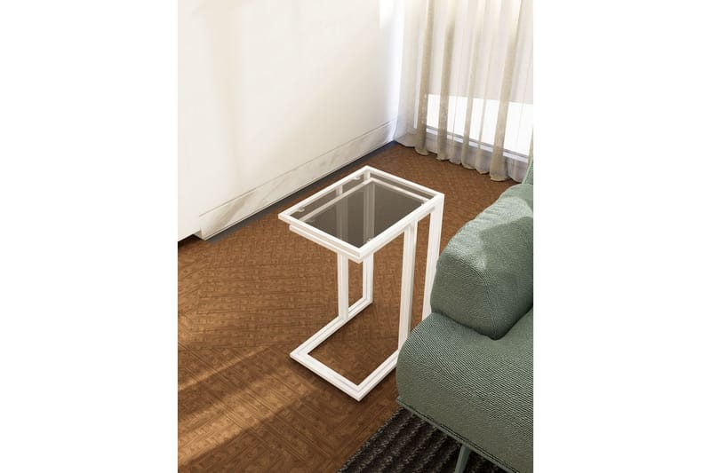 Ransdorp Pöytäsarja 42 cm - Valkoinen - Huonekalut - Pöytä & ruokailuryhmä - Apupöytä & sivupöytä - Sarjapöytä