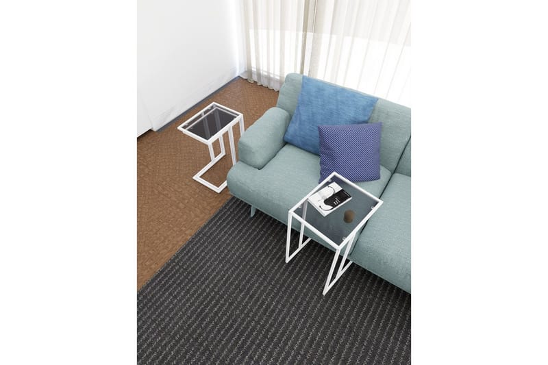 Ransdorp Pöytäsarja 42 cm - Valkoinen - Huonekalut - Pöytä & ruokailuryhmä - Apupöytä & sivupöytä - Sarjapöytä