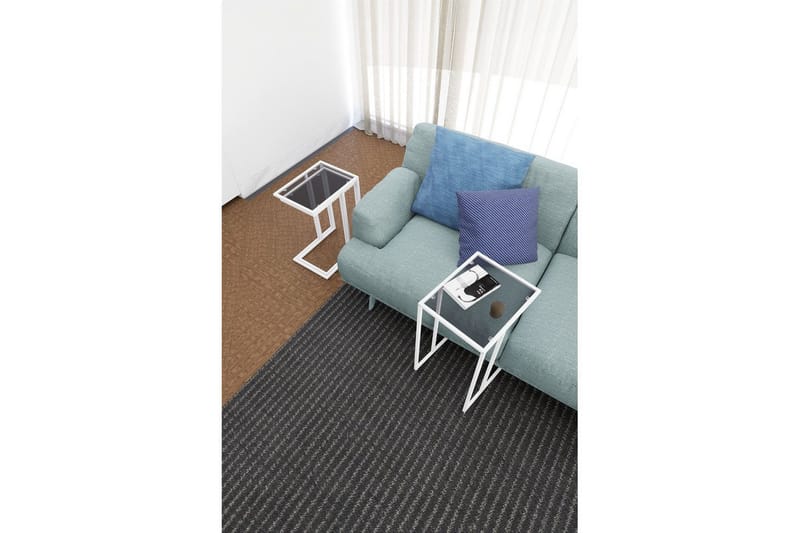 Ransdorp Pöytäsarja 42 cm - Valkoinen - Huonekalut - Pöytä & ruokailuryhmä - Apupöytä & sivupöytä - Sarjapöytä