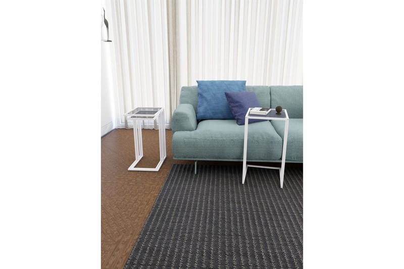 Ransdorp Pöytäsarja 42 cm - Valkoinen - Huonekalut - Pöytä & ruokailuryhmä - Apupöytä & sivupöytä - Sarjapöytä