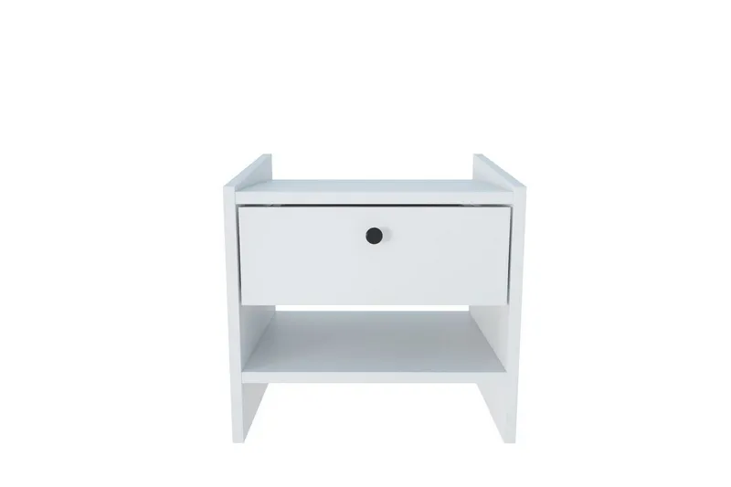 Retzow Yöpöytä - Valkoinen - Huonekalut - Pöytä & ruokailuryhmä - Apupöytä & sivupöytä - Yöpöytä