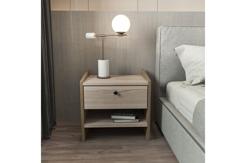 Retzow Yöpöytä - Pähkinä - Huonekalut - Pöytä & ruokailuryhmä - Apupöytä & sivupöytä - Yöpöytä