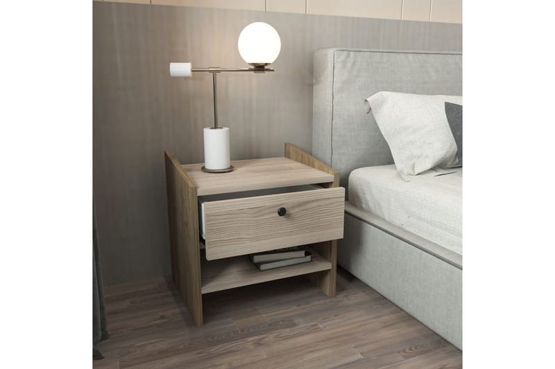 Retzow Yöpöytä - Pähkinä - Huonekalut - Pöytä & ruokailuryhmä - Apupöytä & sivupöytä - Yöpöytä