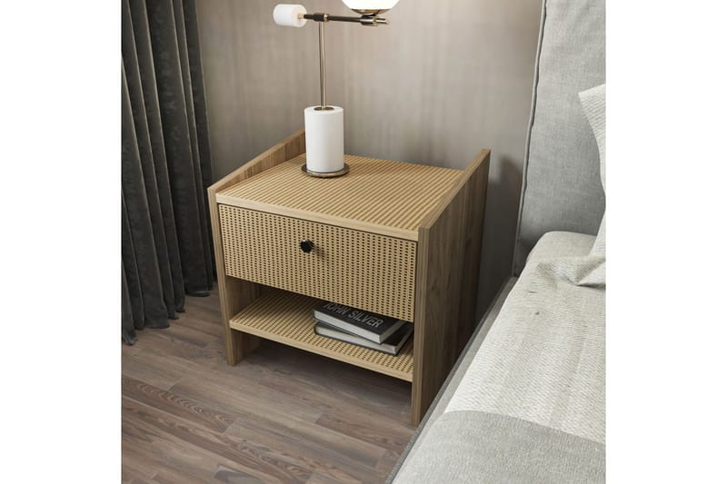 Retzow Yöpöytä - Pähkinä - Huonekalut - Pöytä & ruokailuryhmä - Apupöytä & sivupöytä - Yöpöytä