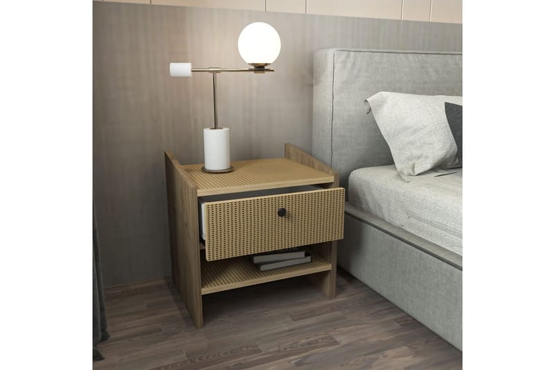 Retzow Yöpöytä - Pähkinä - Huonekalut - Pöytä & ruokailuryhmä - Apupöytä & sivupöytä - Yöpöytä