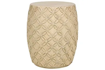 Rigge Sivupöytä 33 cm - Beige - Huonekalut - Pöytä & ruokailuryhmä - Apupöytä & sivupöytä - Tarjotinpöytä & pikkupöytä