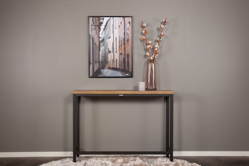 Rise Sivupöytä 110x30 cm - Musta - Huonekalut - Pöytä & ruokailuryhmä - Apupöytä & sivupöytä - Tarjotinpöytä & pikkupöytä