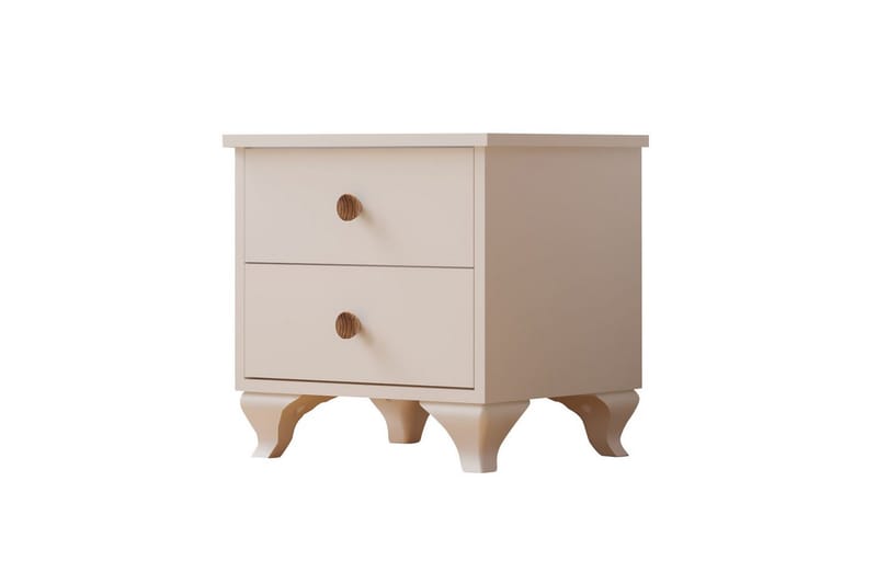 Rivric Yöpöytä 45 cm, Matta Valkoinen