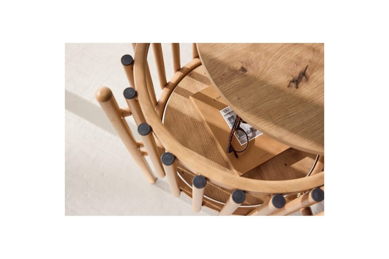 Rubbo Sivupöytä 45 Cm - Luonto - Huonekalut - Pöytä & ruokailuryhmä - Apupöytä & sivupöytä - Tarjotinpöytä & pikkupöytä