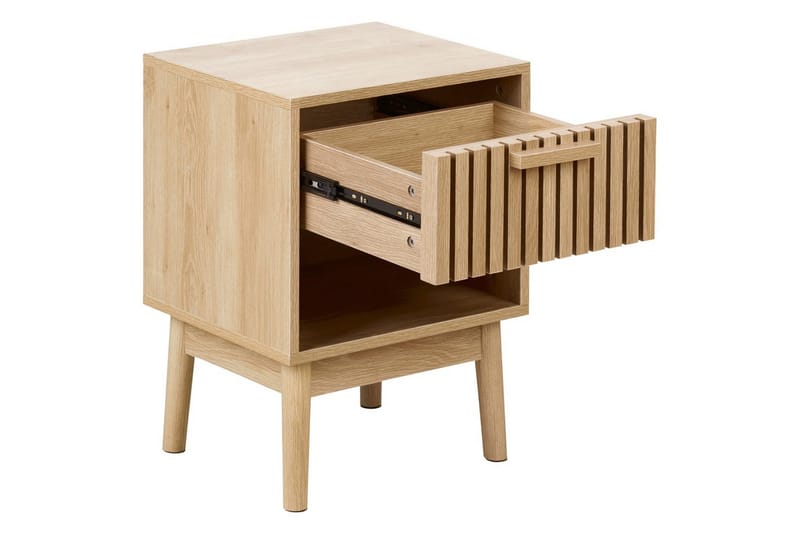 Sängbord Lynwood Light colored wood - Huonekalut - Pöytä & ruokailuryhmä - Apupöytä & sivupöytä - Yöpöytä