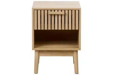 Sängbord Lynwood Light colored wood - Huonekalut - Pöytä & ruokailuryhmä - Apupöytä & sivupöytä - Yöpöytä