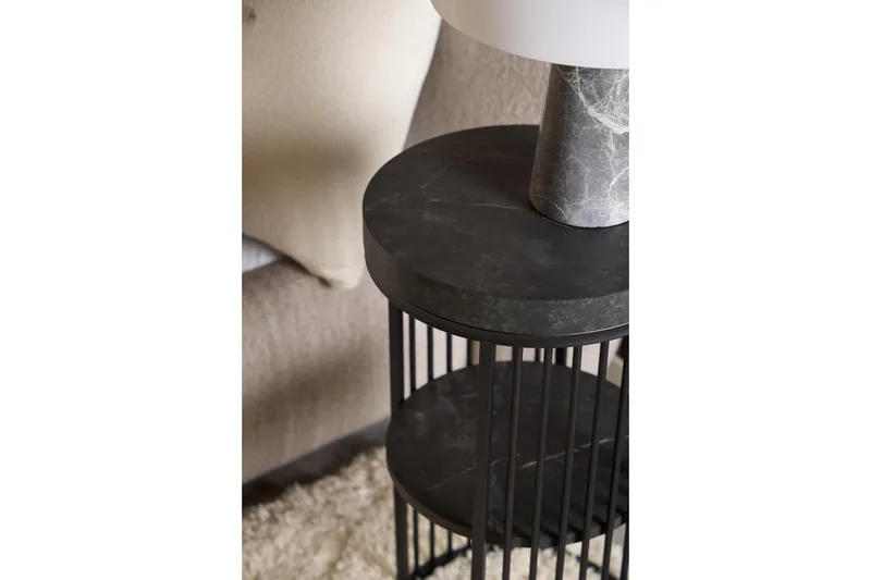 Saklani Yöpöytä 35 cm - Musta - Huonekalut - Pöytä & ruokailuryhmä - Apupöytä & sivupöytä - Yöpöytä