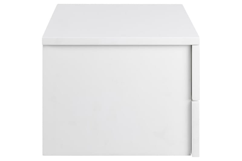 Salmani Yöpöytä 32 cm - Valkoinen - Huonekalut - Pöytä & ruokailuryhmä - Apupöytä & sivupöytä - Yöpöytä