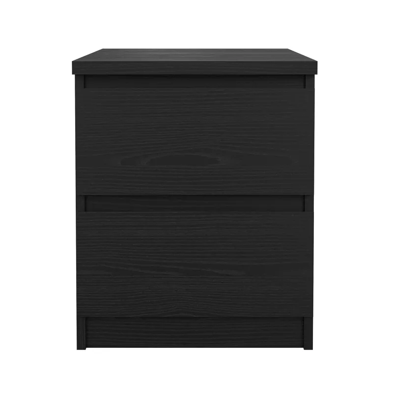 Salomns yöpöytä 2 laatikolla 40x50x50 cm - Huonekalut - Pöytä & ruokailuryhmä - Apupöytä & sivupöytä - Yöpöytä