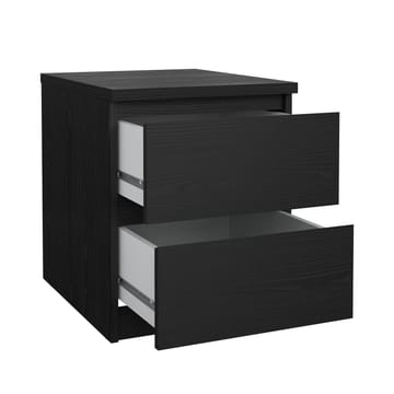 Salomns yöpöytä 2 laatikolla 40x50x50 cm - Huonekalut - Pöytä & ruokailuryhmä - Apupöytä & sivupöytä - Yöpöytä
