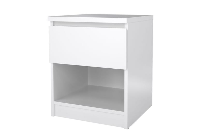 Salomns Yöpöytä 40,4 cm - Valkoinen - Huonekalut - Pöytä & ruokailuryhmä - Apupöytä & sivupöytä - Yöpöytä