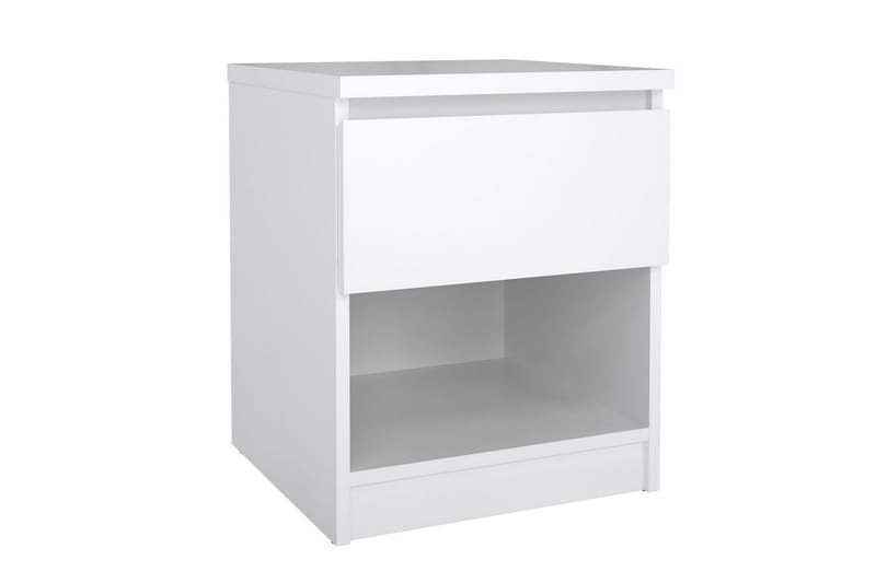 Salomns Yöpöytä 40,4 cm - Valkoinen - Huonekalut - Pöytä & ruokailuryhmä - Apupöytä & sivupöytä - Yöpöytä