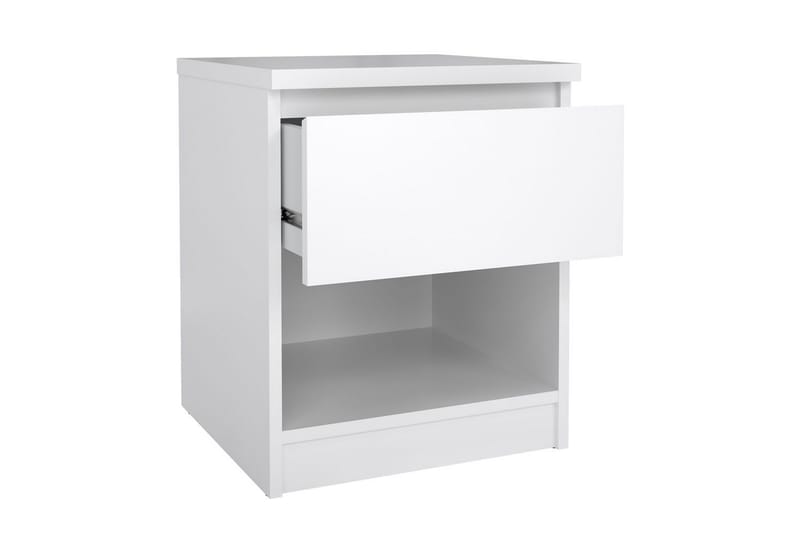 Salomns Yöpöytä 40,4 cm - Valkoinen - Huonekalut - Pöytä & ruokailuryhmä - Apupöytä & sivupöytä - Yöpöytä