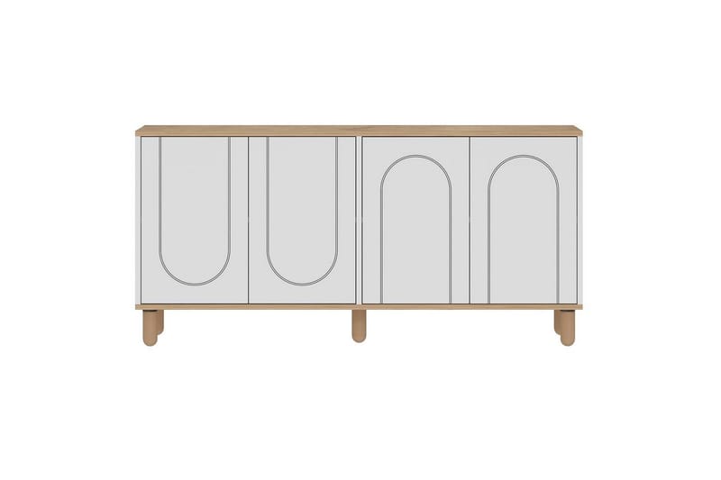 Salven Konsolipöytä 150 cm, Tammi/Valkoinen