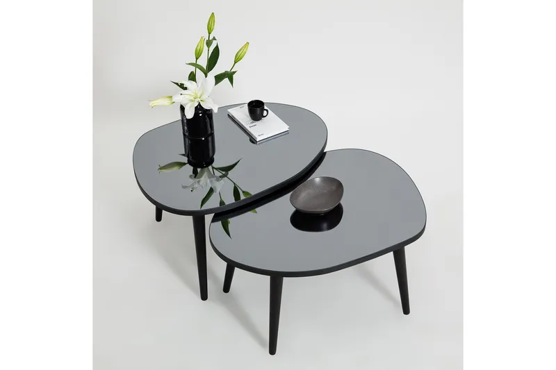 Samtens Sarjapöytä - Musta - Huonekalut - Pöytä & ruokailuryhmä - Apupöytä & sivupöytä - Sarjapöytä