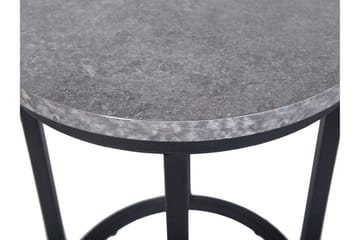 Sarjapöytä 2 kpl Dixie 37x37 cm - Musta - Huonekalut - Pöytä & ruokailuryhmä - Apupöytä & sivupöytä - Sarjapöytä