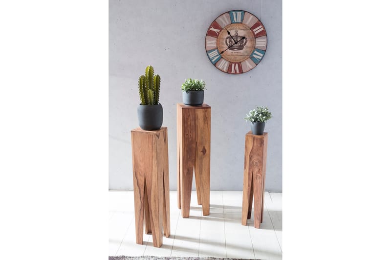 Sarjapöytä Bufalini 3-pak - Puu/Luonnonväri - Huonekalut - Pöytä & ruokailuryhmä - Apupöytä & sivupöytä - Sarjapöytä