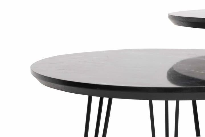 Sarjapöytä Lostetter 45 cm - Harmaa/Musta - Sarjapöytä - Sohvapöytä