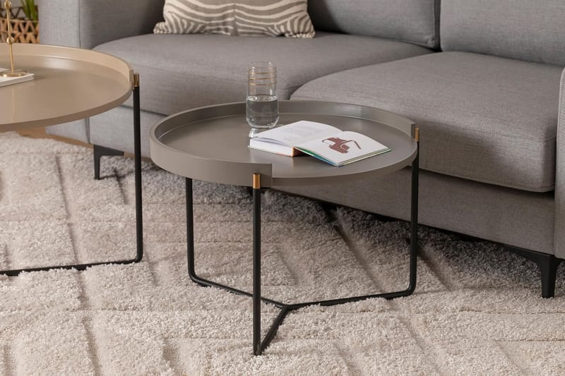 Satsipöytä Manisha - Beige - Huonekalut - Pöytä & ruokailuryhmä - Apupöytä & sivupöytä - Sarjapöytä