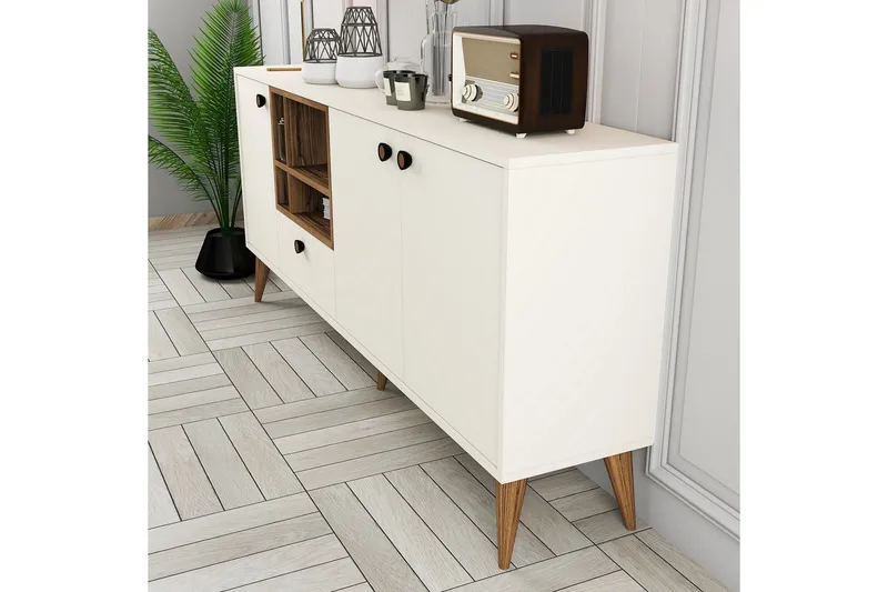 Scone Konsolipöytä 180 cm - Kerma - Huonekalut - Pöytä & ruokailuryhmä - Apupöytä & sivupöytä - Konsolipöytä