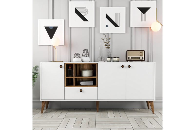 Scone Konsolipöytä 180 cm - Valkoinen - Huonekalut - Pöytä & ruokailuryhmä - Apupöytä & sivupöytä - Konsolipöytä