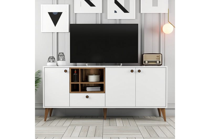 Scone Konsolipöytä 180 cm - Valkoinen - Huonekalut - Pöytä & ruokailuryhmä - Apupöytä & sivupöytä - Konsolipöytä