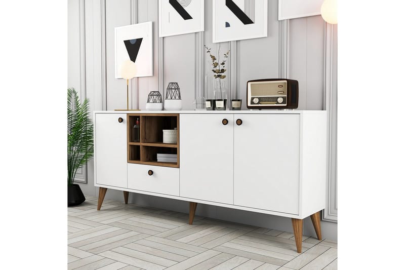 Scone Konsolipöytä 180 cm - Valkoinen - Huonekalut - Pöytä & ruokailuryhmä - Apupöytä & sivupöytä - Konsolipöytä