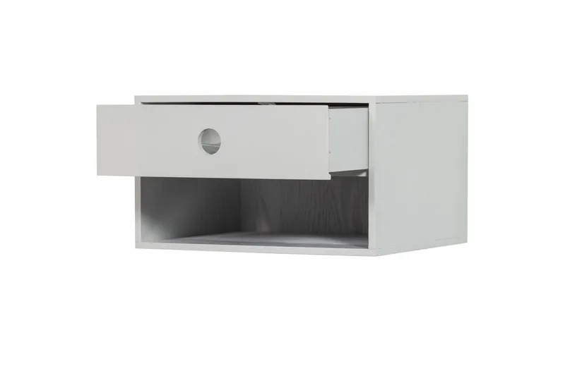 Seinälle ripustettava yöpöytä Nancy - Usva - Huonekalut - Pöytä & ruokailuryhmä - Apupöytä & sivupöytä - Yöpöytä