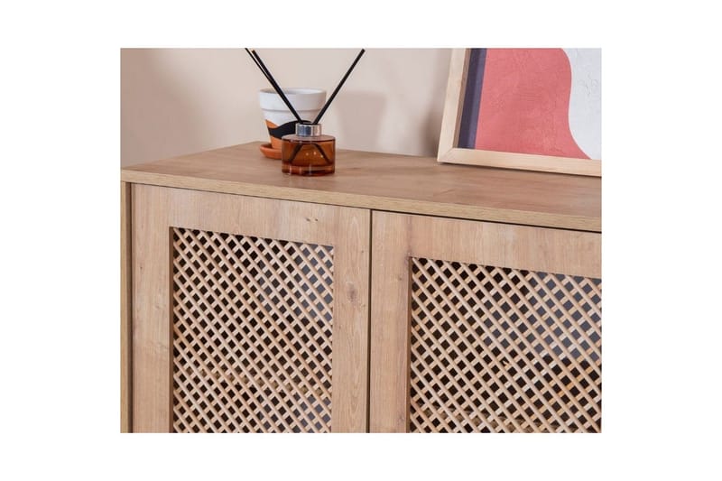 Senkki Hanhi Valkoinen / Tammi - Valkoinen / Tammi - Säilytys - Säilytyskalusteet - Senkki