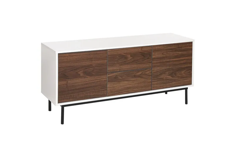 Senkki Okland Valkoinen, tumma puu, Valkoinen, tumma puu