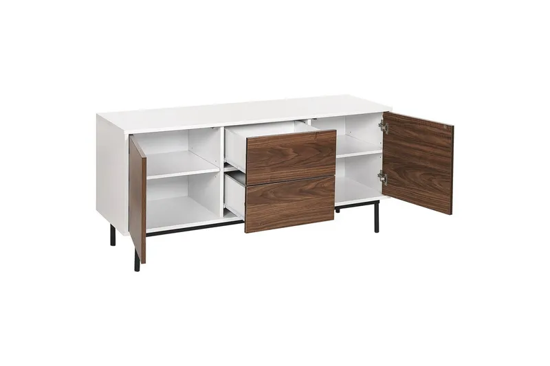 Senkki Okland Valkoinen, tumma puu - Valkoinen, tumma puu - Säilytys - Säilytyskalusteet - Senkki