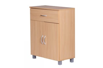Senkki Wohnling Kalvopäällystetty lastulevy 60 x 75 cm 2 ovea 1 laatikko moderni tyyli - Säilytys - Säilytyskalusteet - Senkki