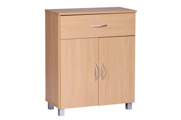 Senkki Wohnling Kalvopäällystetty lastulevy 60 x 75 cm 2 ovea 1 laatikko moderni tyyli - Säilytys - Säilytyskalusteet - Senkki