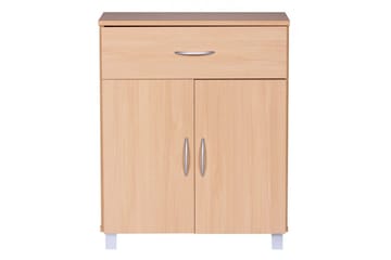 Senkki Wohnling Kalvopäällystetty lastulevy 60 x 75 cm 2 ovea 1 laatikko moderni tyyli - Säilytys - Säilytyskalusteet - Senkki