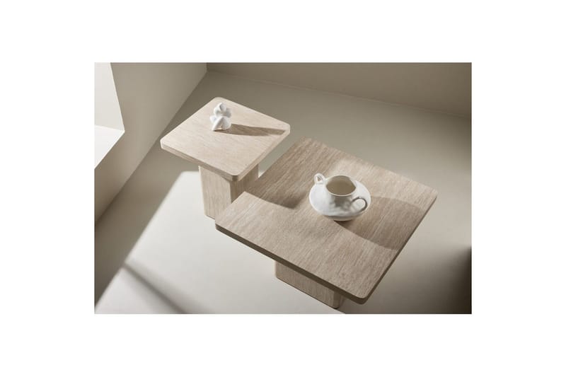 Set table Beige - Huonekalut - Pöytä & ruokailuryhmä - Apupöytä & sivupöytä - Sarjapöytä